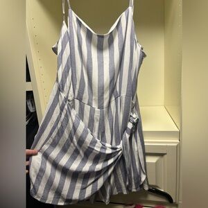 Gliks striped romper size L